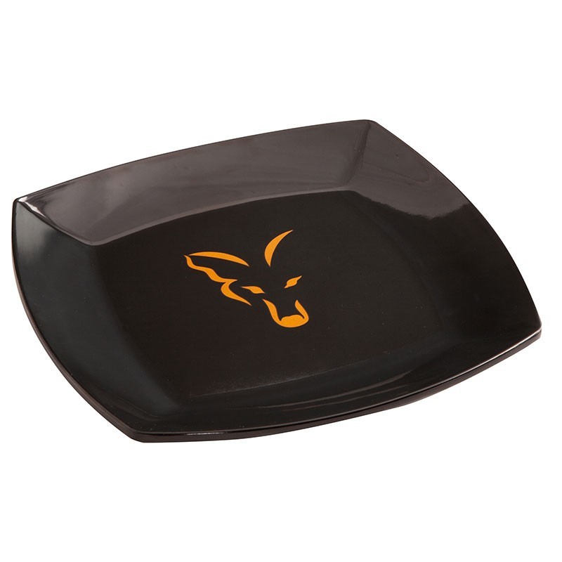 Fox Plates assiette black orange