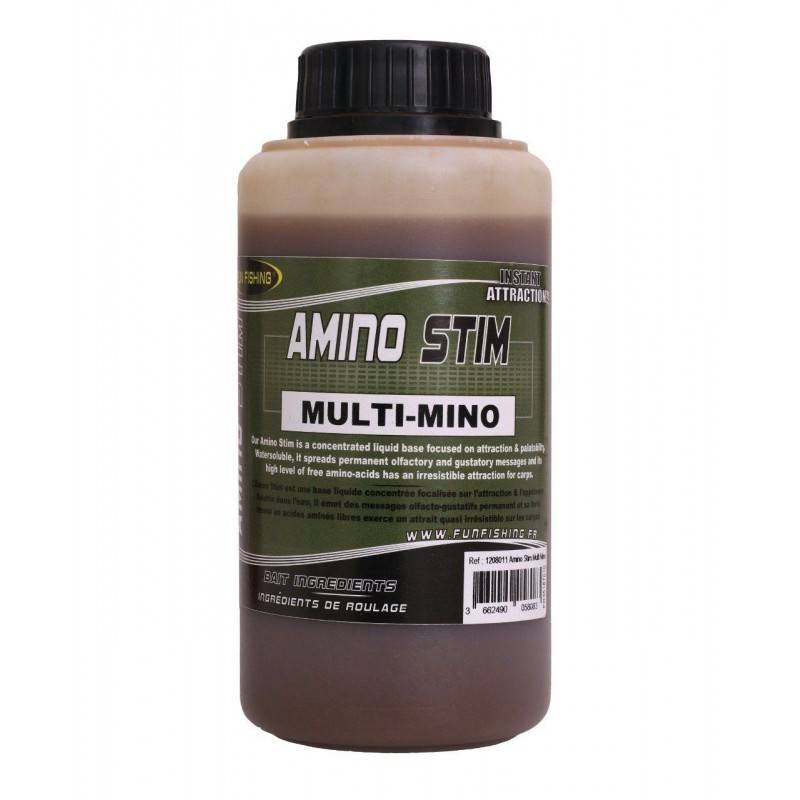 FUN FISHING Amino Stim Multi Mino 500 ml – www.CarpeConnect.com