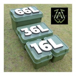 RidgeMonkey Armoury Box 36L caisse rangement empilable carpe | CarpeConnect