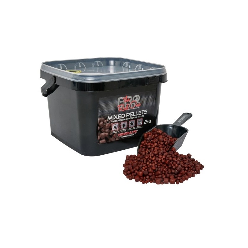 STARBAITS PRO RED ONE PELLETS MIXED 2KG