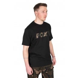 FOX T-SHIRT BLACK CAMO LOGO S