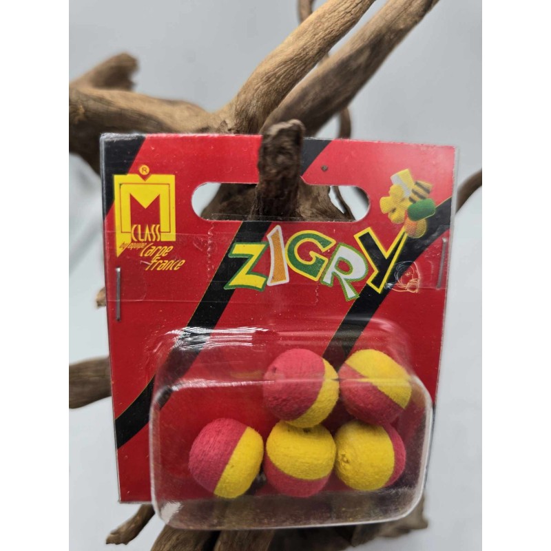 MILO ZIGRY V20 BALL ROUGE JAUNE  5 PC 14 MM