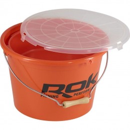 ROK AMORCAGE 18 L ORANGE ( SEAU 18 L ORANGE+ CUVETTE 5 L+ COUVERCLE 18 )