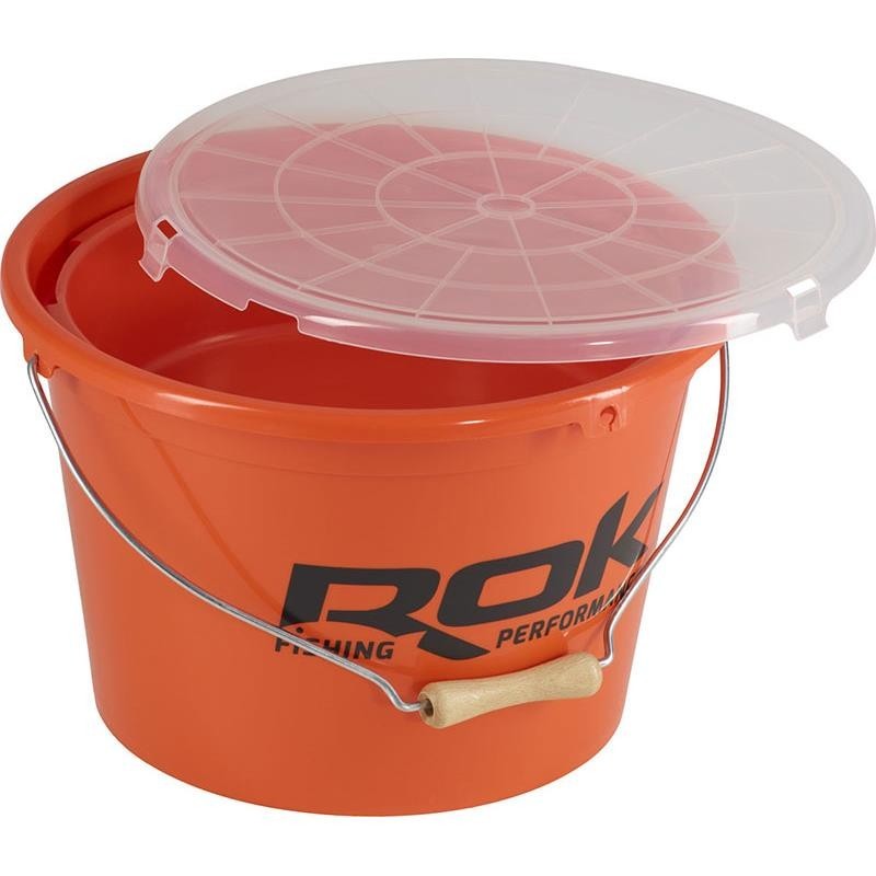 ROK AMORCAGE 18 L ORANGE ( SEAU 18 L ORANGE+ CUVETTE 5 L+ COUVERCLE 18 )