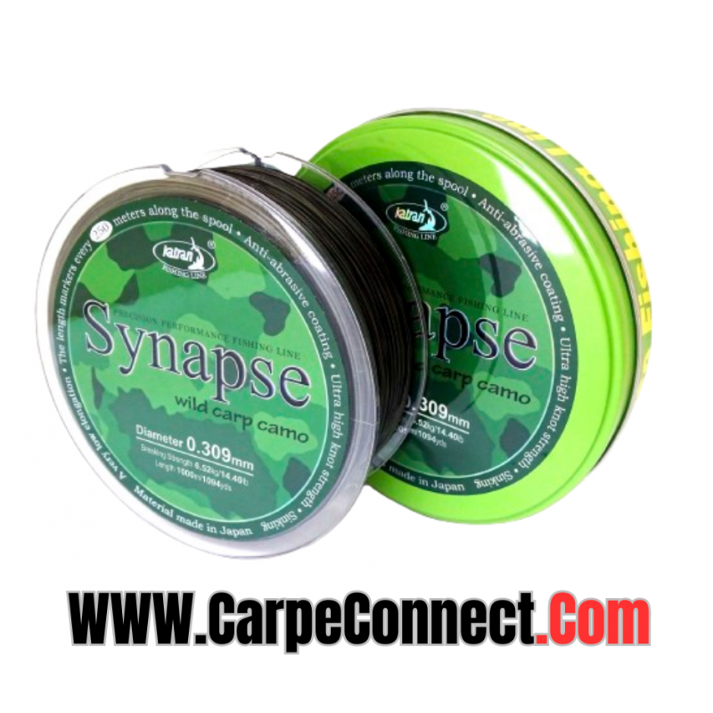 KATRAN NYLON SYNAPSE WILD CARP CAMO 0.331 MM 7.64 KG 1000 M