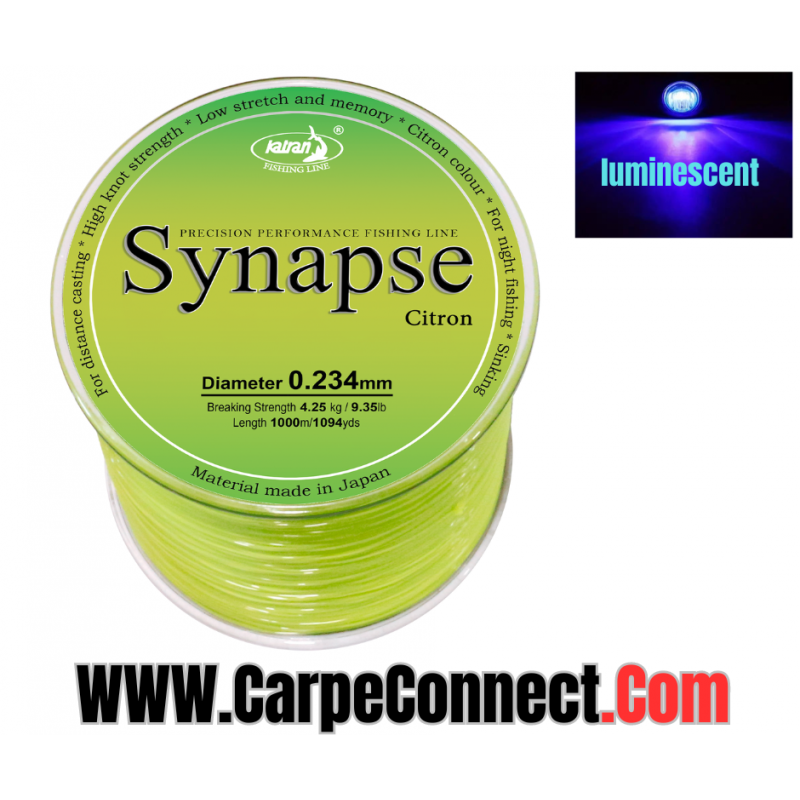 KATRAN NYLON SYNAPSE CITRON 0.261 MM 1000 M 5.15 KG