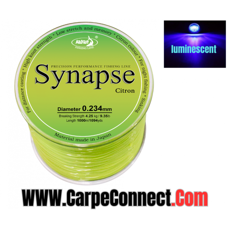 KATRAN NYLON SYNAPSE CITRON 0.234 MM 1000 M 4.25 KG
