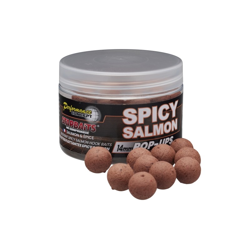 STARBAITS PC SPICY SALMON POP UP 14 MM 50 GR