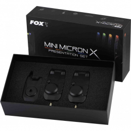 FOX Mini Micron X Coffret 2 Détecteurs + Centrale | Alarmes Carpe Sans Fil | CarpeConnect