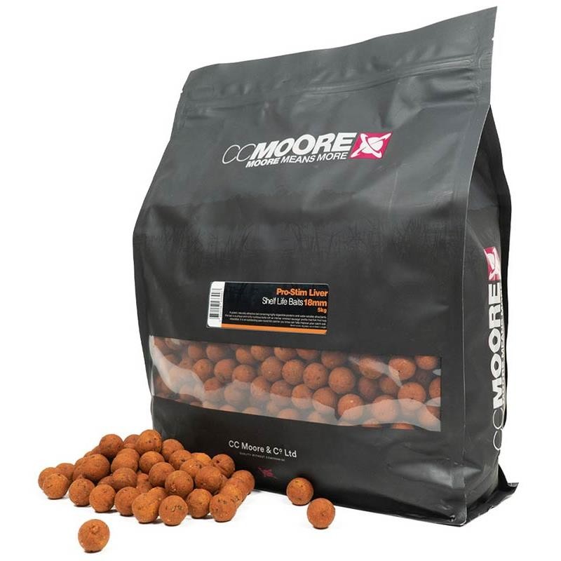 CC Moore Pro-Stim Liver 10 mm 5 kg bouillettes carpe foie haute attraction | CarpeConnect