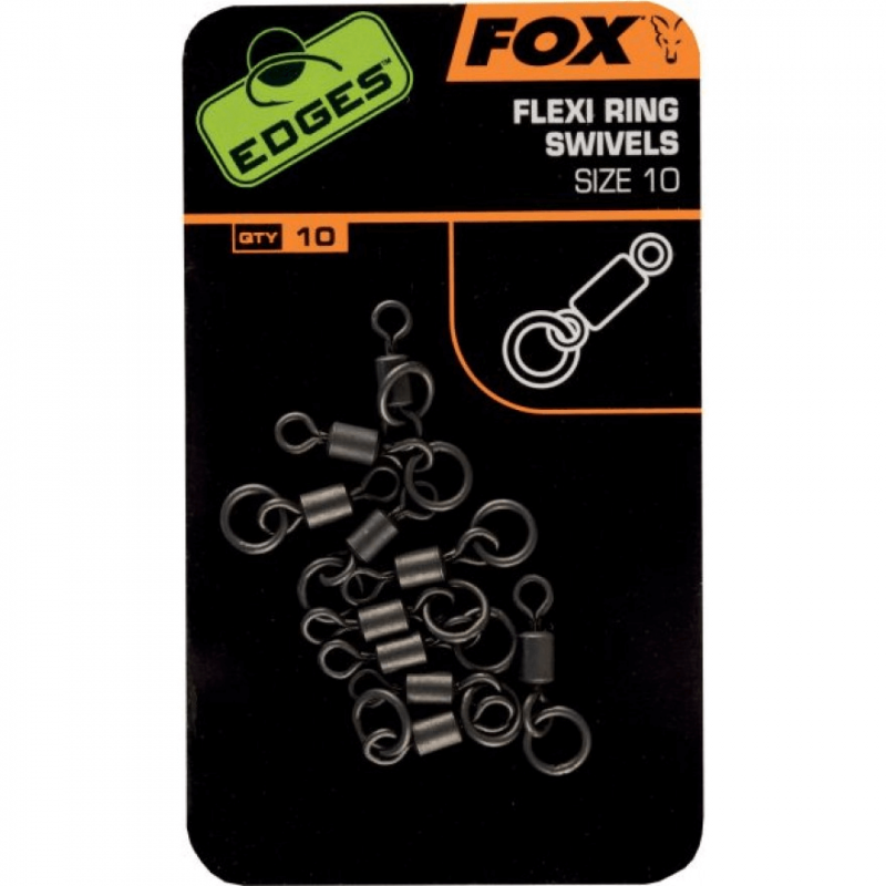 Fox Edges™ Flexi Ring Swivels - Size 10