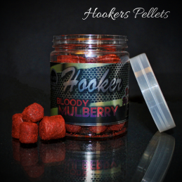 PRO ELITE BAITS GOLD HOOKERS BAITS PELLETS 14/20 MM BLOODY MULBERRY 130GR