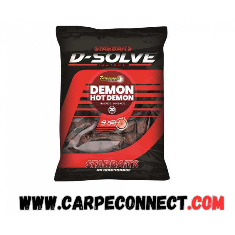 STARBAITS BOUILLETTES SOLUBLES D-SOLVE DEMON HOT DEMON 20 MM 2.5 KG