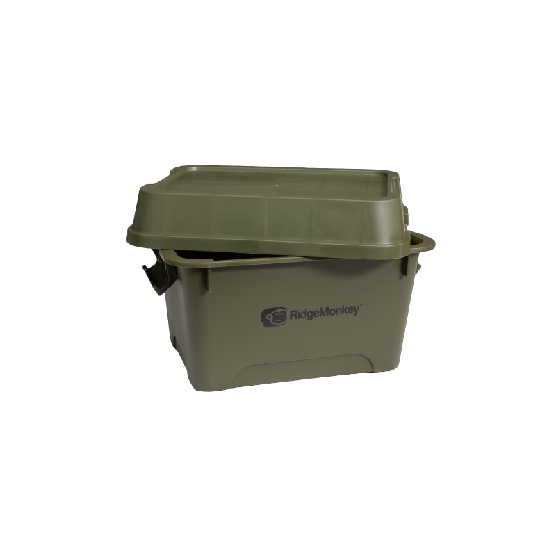 RidgeMonkey Armoury Box 36L caisse rangement empilable carpe | CarpeConnect