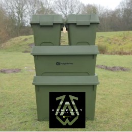 RidgeMonkey Armoury Box 36L caisse rangement empilable carpe | CarpeConnect