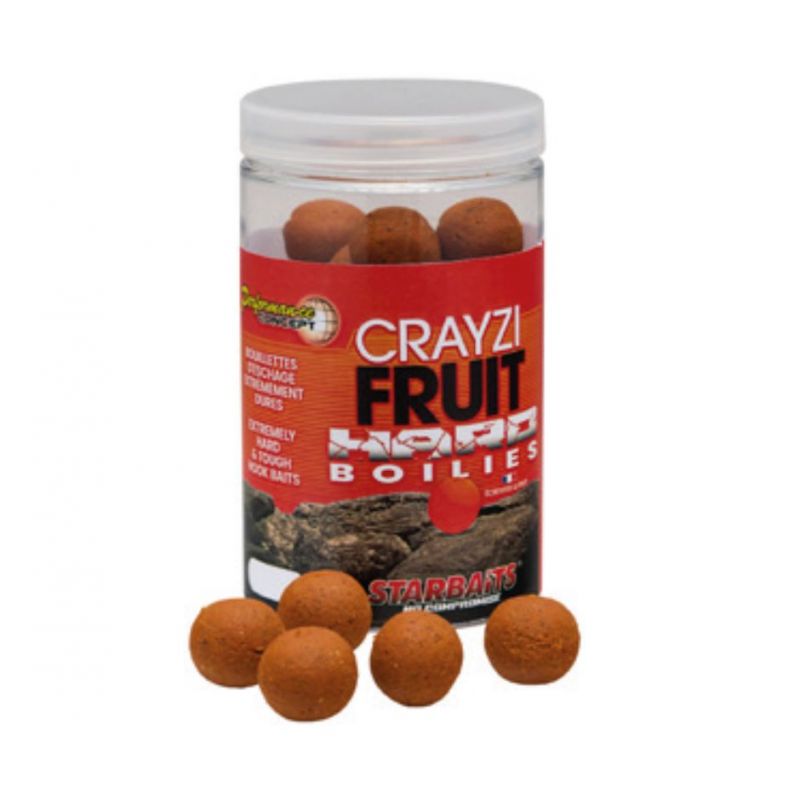 StarBaits Bouillettes Crayzi Fruit Hard Baits 20mm 200g