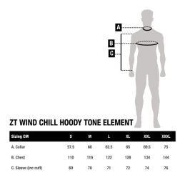 Nash ZT Wind Chill Hoody Two Tone Element XXL