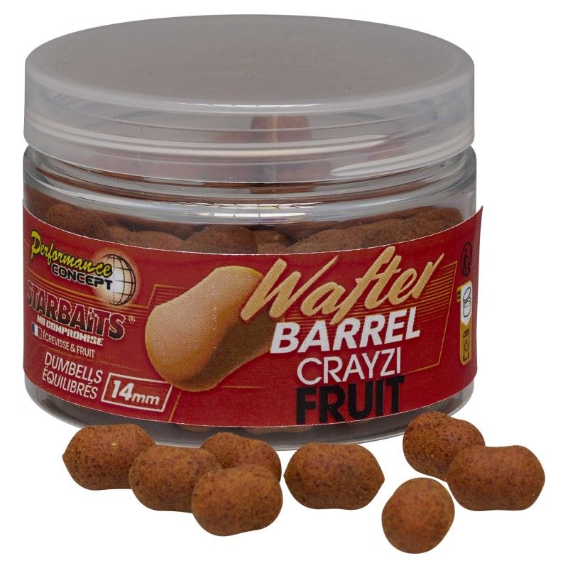StarBaits PC Crayzi Fruit Wafter Barrel 14 mm 50 g