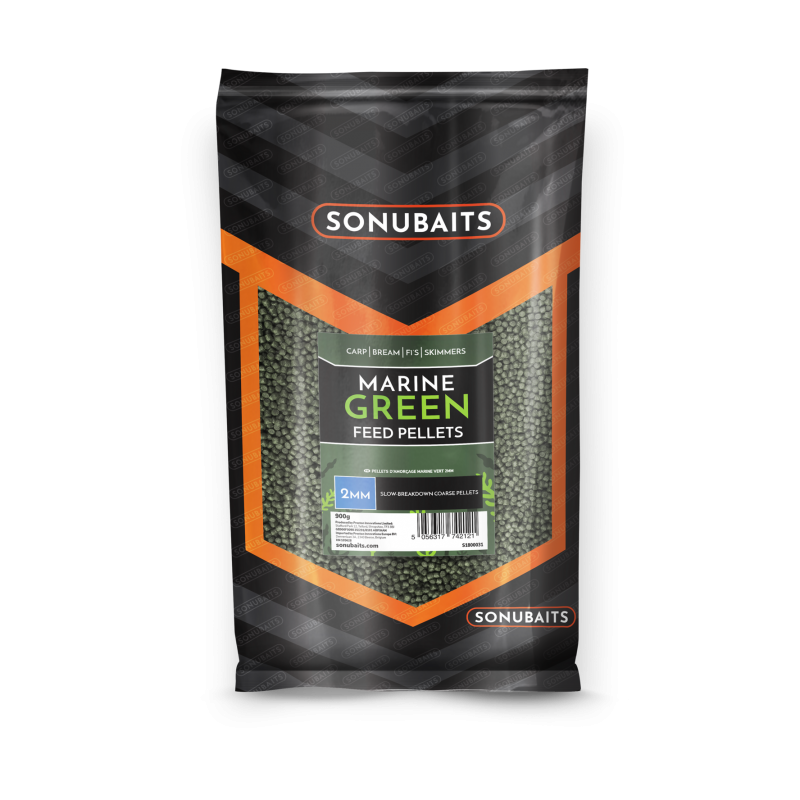 Sonubaits Marine Green Feed Pellets 6mm 900gr