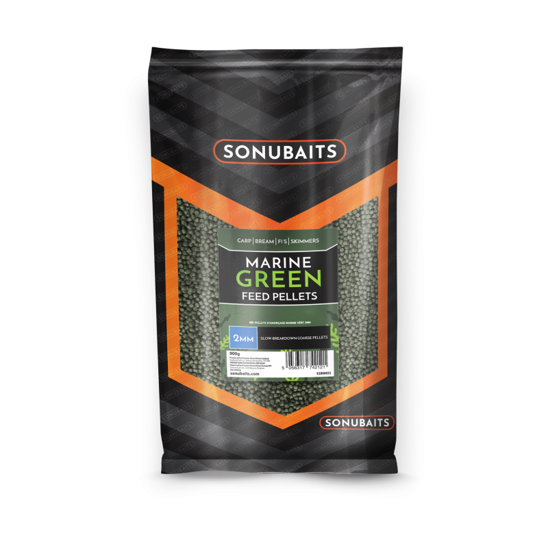 Sonubait Marine Green Feed Pellets 8mm 900gr
