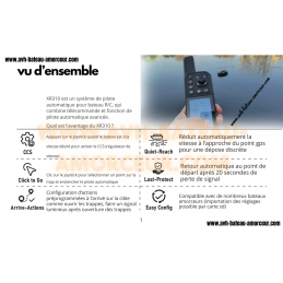 Bateau Amorceur Anatec Monocoque S IVY+AN-I6X+ Sondeur ALF500+XR310 Autopilot