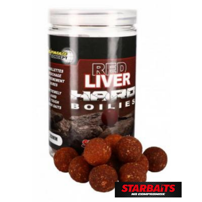 BOUILLETTES RED LIVER HARD BAITS 20 MM 200 GR