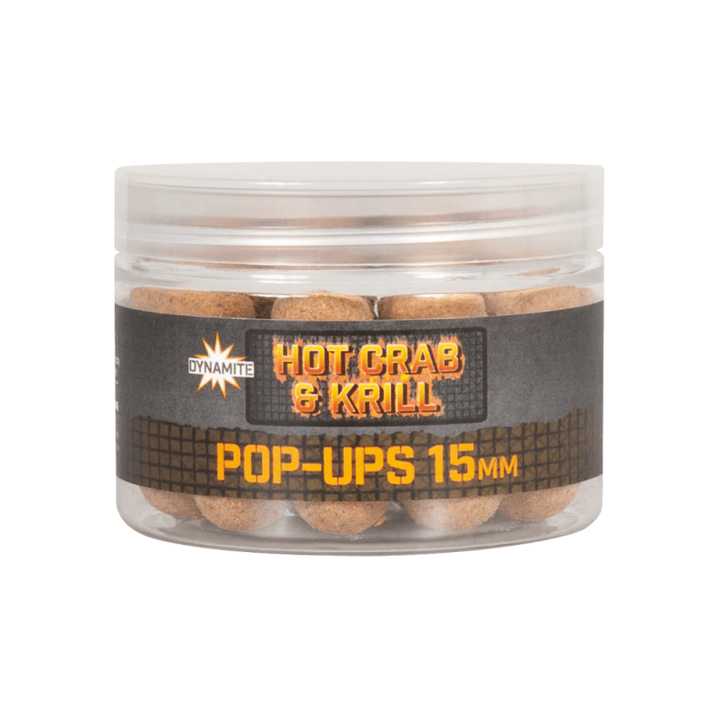 Dynamite Baits Hot Crab & Krill Foodbait Pop-Ups