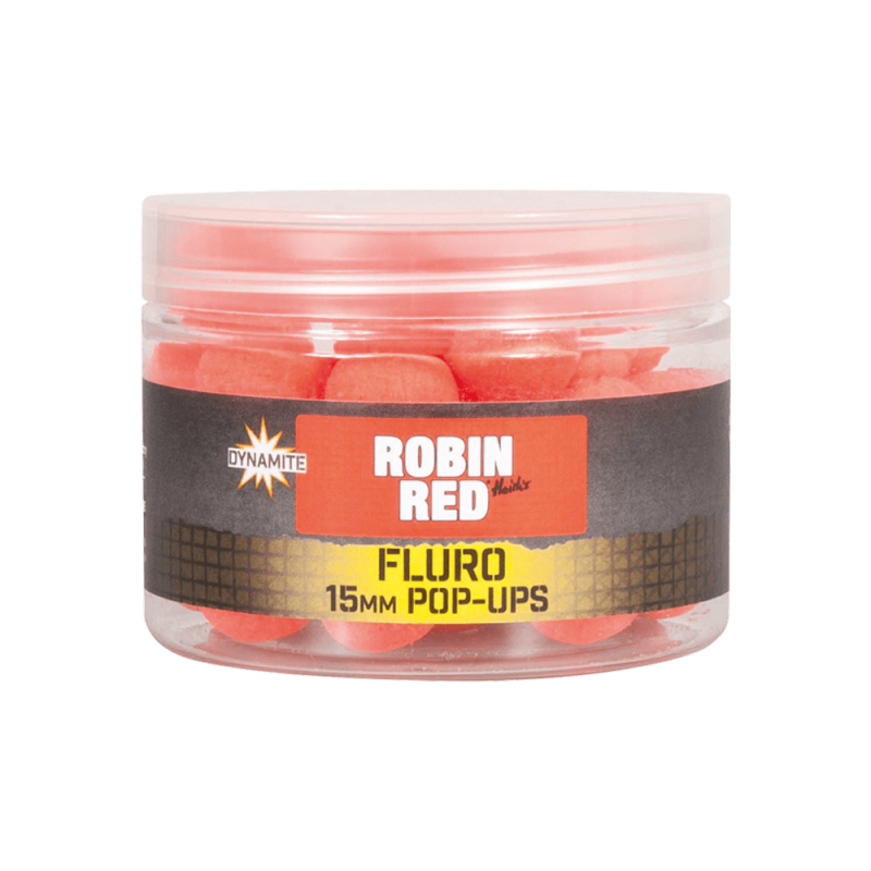 Dynamite Baits Robin Red Fluoro Pop Ups 15 mm