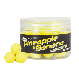 Dynamite Baits N-Ticers Pineapple Banana Fluoro Wafter 14 mm