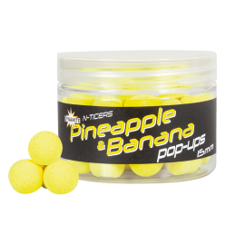 Dynamite Baits N-Ticers Pineapple Banana Fluoro Pop Ups 15 mm