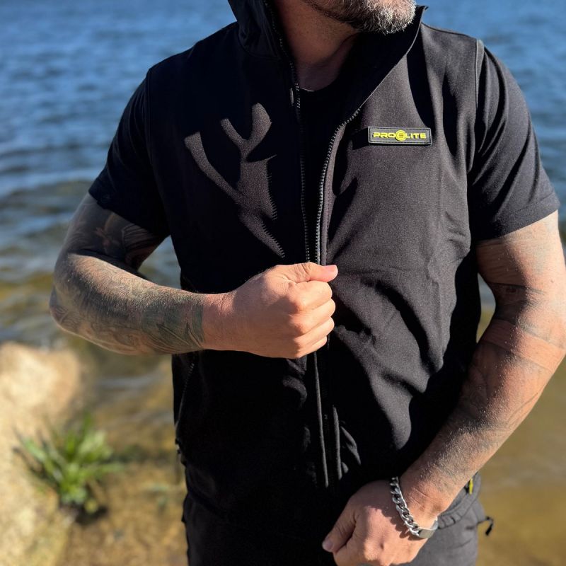 GILET SOFT SHELL NOIR – PRO ELITE BAITS T M