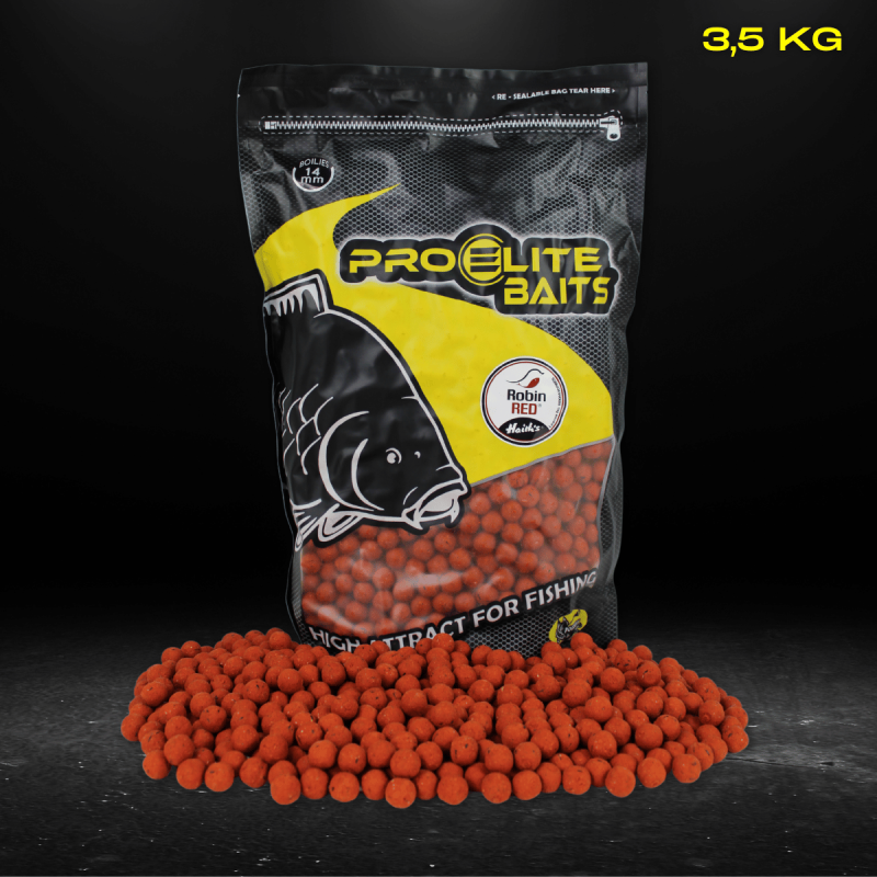 Pro Elite Baits Natural Foods Boilies 14mm Robin Red® – 3,5 KG