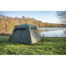 Solar SP Quick Up Shelter Green MK2 + Heavy Duty Groundsheet | Biwy Longue Session | CarpeConnect.com