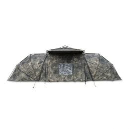 Nash Bank Life Gazebo Camo Pro – Abri de pêche robuste et camouflage efficace