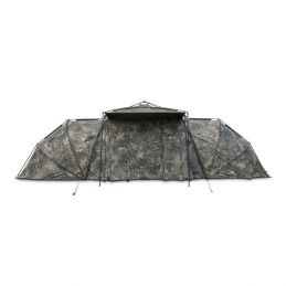 Nash Bank Life Gazebo Camo Pro – Abri de pêche robuste et camouflage efficace