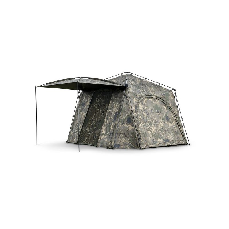 Nash Bank Life Gazebo Camo Pro – Abri de pêche robuste et camouflage efficace