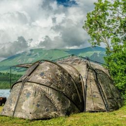 Nash Bank Life Gazebo Camo Pro – Abri de pêche robuste et camouflage efficace
