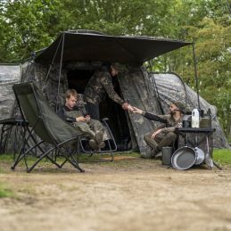 Nash Bank Life Gazebo Camo Pro – Abri de pêche robuste et camouflage efficace