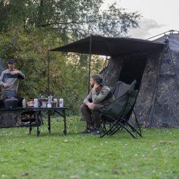 Nash Bank Life Gazebo Camo Pro – Abri de pêche robuste et camouflage efficace