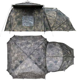 Nash Gazebo Base Camp Camo Pro avec Sleeping Pod Biwy Carpe