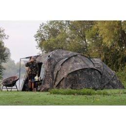 Nash Gazebo Base Camp Camo Pro avec Sleeping Pod Biwy Carpe