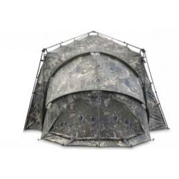 Nash Gazebo Base Camp Camo Pro avec Sleeping Pod Biwy Carpe
