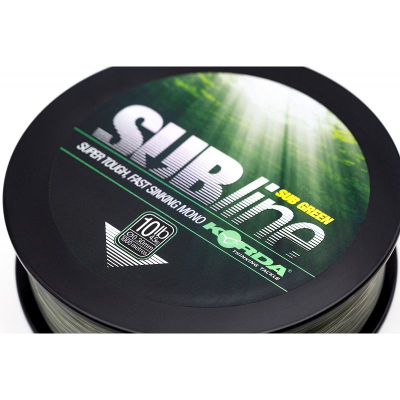 Korda Subline Ultra Tough 1000m - Green 15lb 0.40MM 6.8KG