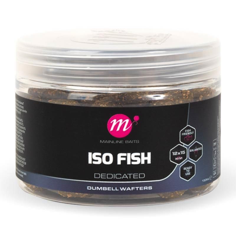 Mainline ISO Fish Dumbell Wafters - 12 x 15mm