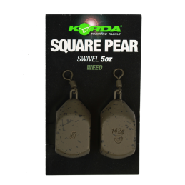 Korda Square Pear Swivel 3 oz/84 gr. Blister (2 pcs)