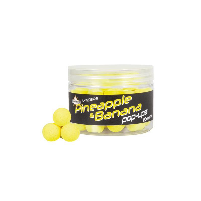 DYNAMITE BAITS N-Ticers Pineapple & Banana Pop-Ups 12 MM