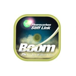 Korda Boom 0.55mm 25 lbs (15m) – Fluorocarbone Rigide Vert | CarpeConnect