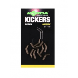 Korda Brown Kickers Medium – Kickers caoutchouc pour hameçons | CarpeConnect