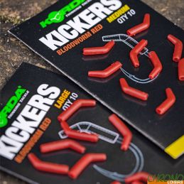Korda Kickers Medium Bloodworm Red – Améliorez l'accrochage | CarpeConnect