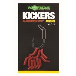 Korda Kickers Medium Bloodworm Red – Améliorez l'accrochage | CarpeConnect